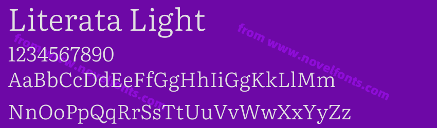 Literata LightPreview Literata LightPreview