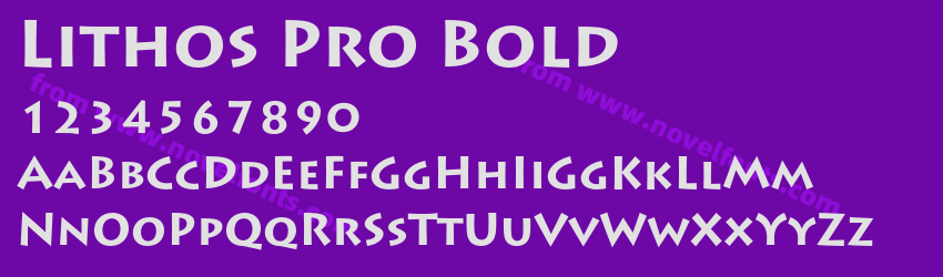 Lithos Pro BoldPreview Lithos Pro BoldPreview
