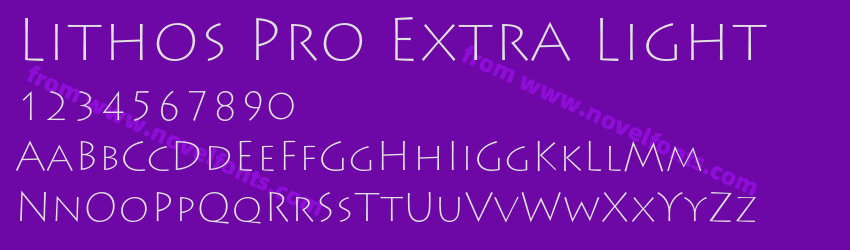 Lithos Pro Extra LightPreview Lithos Pro Extra LightPreview