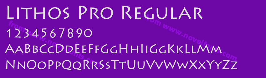 Lithos Pro RegularPreview Lithos Pro RegularPreview