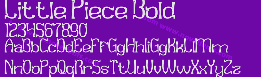 Little Piece BoldPreview Little Piece BoldPreview