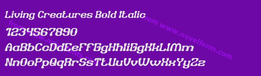 Living Creatures Bold ItalicPreview Living Creatures Bold ItalicPreview