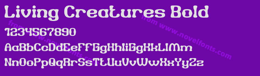 Living Creatures BoldPreview Living Creatures BoldPreview