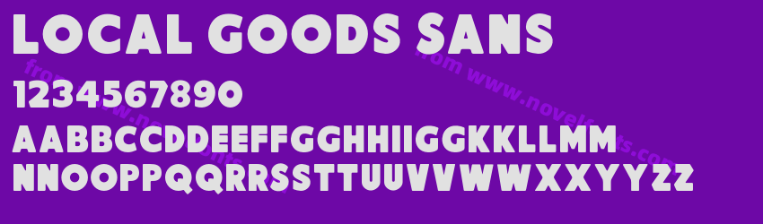Local Goods SansPreview Local Goods SansPreview