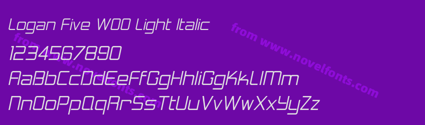 Logan Five W00 Light ItalicPreview Logan Five W00 Light ItalicPreview