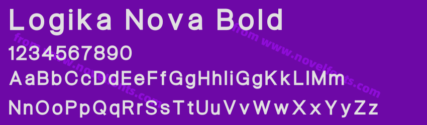 Logika Nova BoldPreview Logika Nova BoldPreview
