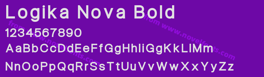 Logika Nova BoldPreview Logika Nova BoldPreview