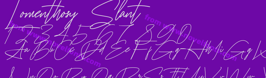 Lomenthosy SlantPreview Lomenthosy SlantPreview
