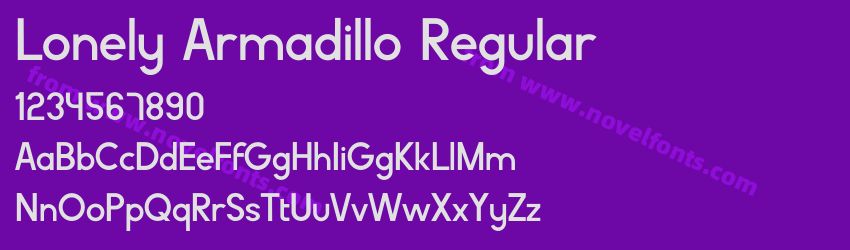 Lonely Armadillo RegularPreview Lonely Armadillo RegularPreview