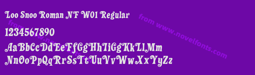 Loo Snoo Roman NF W01 RegularPreview Loo Snoo Roman NF W01 RegularPreview
