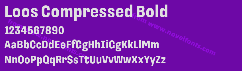 Loos Compressed BoldPreview Loos Compressed BoldPreview