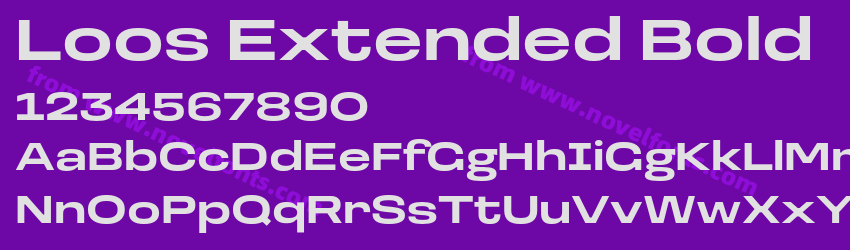 Loos Extended BoldPreview Loos Extended BoldPreview