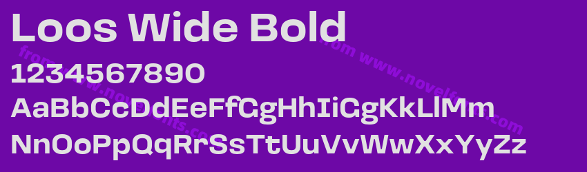 Loos Wide BoldPreview Loos Wide BoldPreview