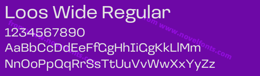Loos Wide RegularPreview Loos Wide RegularPreview