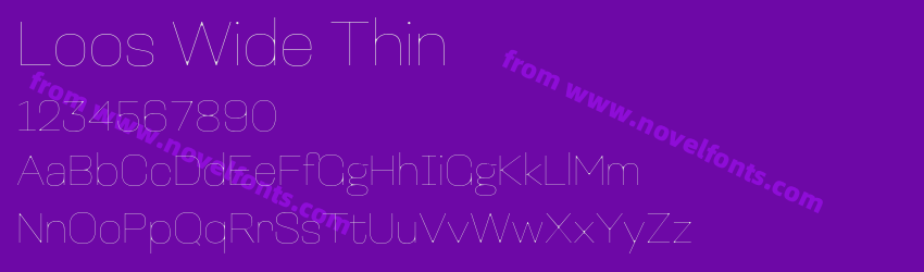 Loos Wide ThinPreview Loos Wide ThinPreview