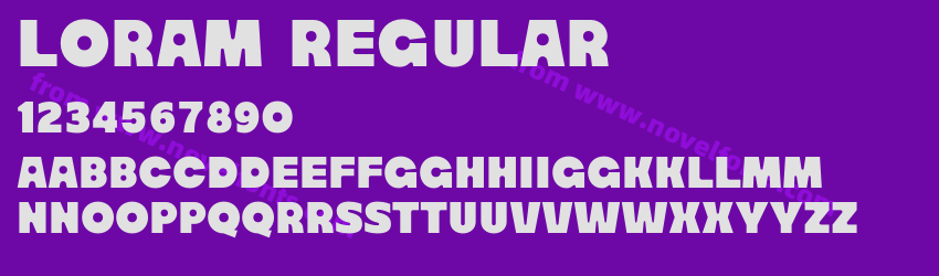 Loram RegularPreview Loram RegularPreview