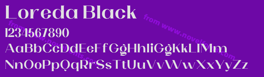 Loreda BlackPreview Loreda BlackPreview