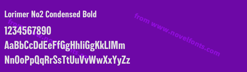 Lorimer No2 Condensed BoldPreview Lorimer No2 Condensed BoldPreview