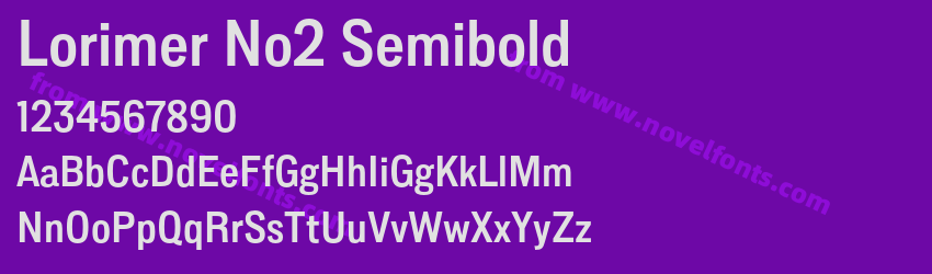 Lorimer No2 SemiboldPreview Lorimer No2 SemiboldPreview
