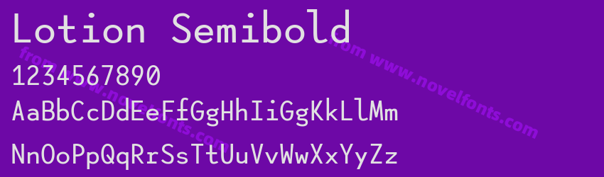 Lotion SemiboldPreview Lotion SemiboldPreview