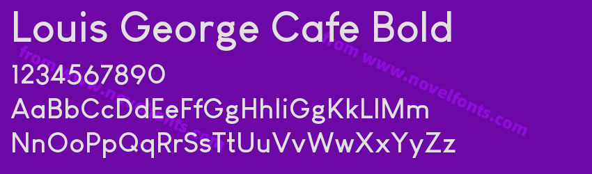 Louis George Cafe BoldPreview Louis George Cafe BoldPreview