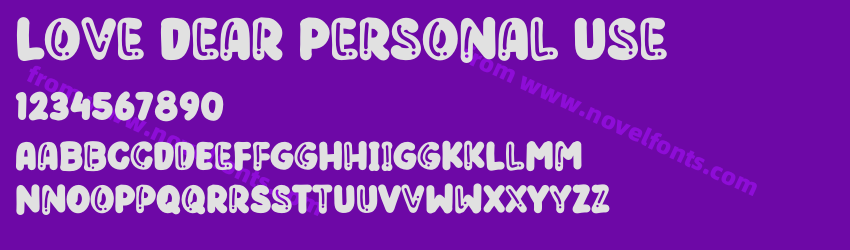 Love Dear Personal UsePreview Love Dear Personal UsePreview