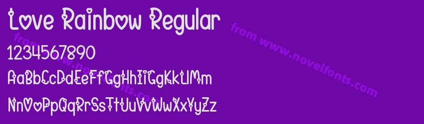 Love Rainbow RegularPreview Love Rainbow RegularPreview