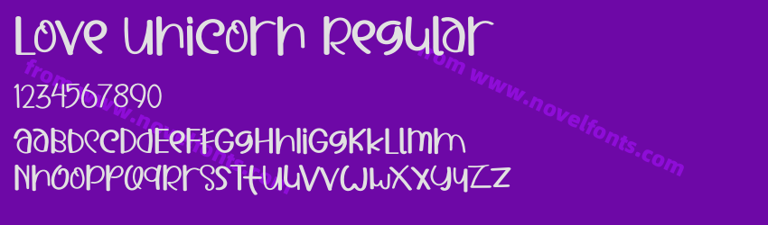 Love Unicorn RegularPreview Love Unicorn RegularPreview