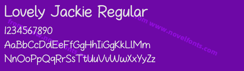 Lovely Jackie RegularPreview Lovely Jackie RegularPreview