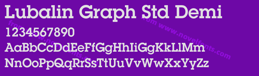 Lubalin Graph Std DemiPreview Lubalin Graph Std DemiPreview