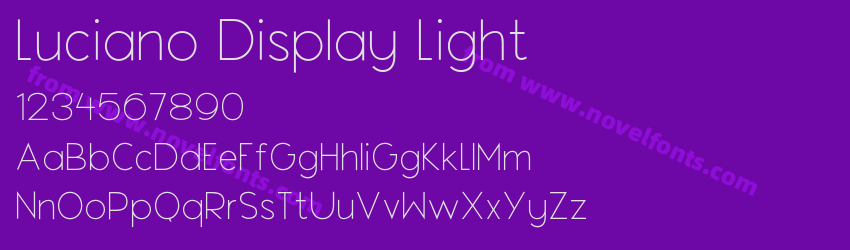 Luciano Display LightPreview Luciano Display LightPreview