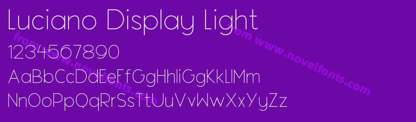 Luciano Display LightPreview Luciano Display LightPreview