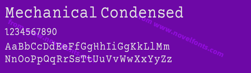 Mechanical CondensedPreview
