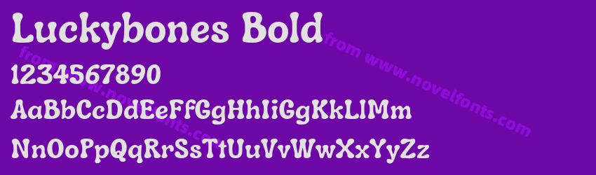 Luckybones BoldPreview Luckybones BoldPreview