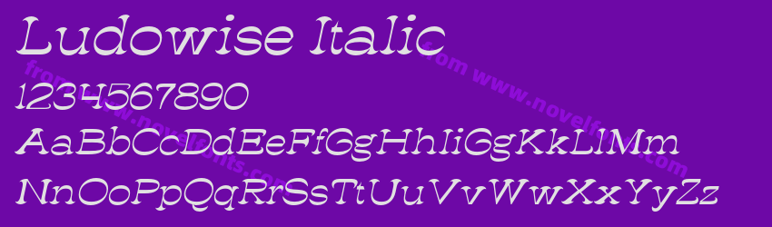 Ludowise ItalicPreview Ludowise ItalicPreview
