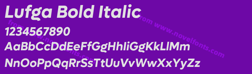 Lufga Bold ItalicPreview Lufga Bold ItalicPreview