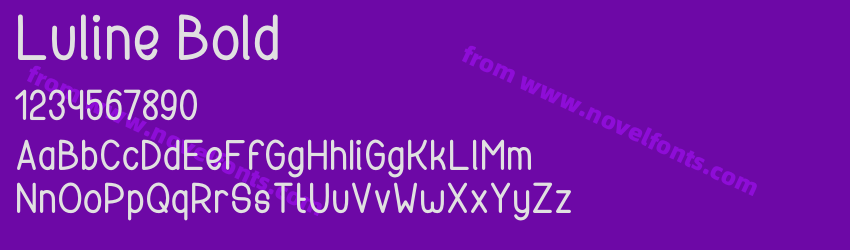 Luline BoldPreview Luline BoldPreview