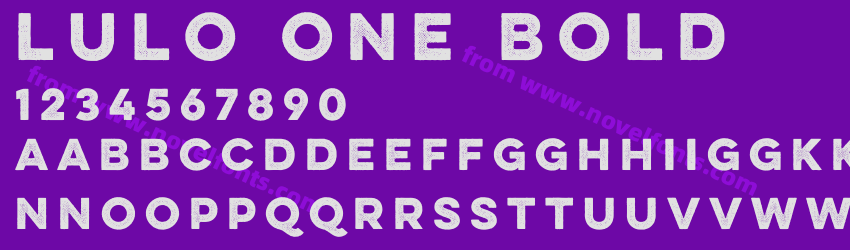Lulo One BoldPreview Lulo One BoldPreview