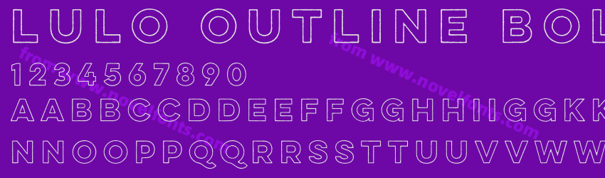 Lulo Outline BoldPreview Lulo Outline BoldPreview