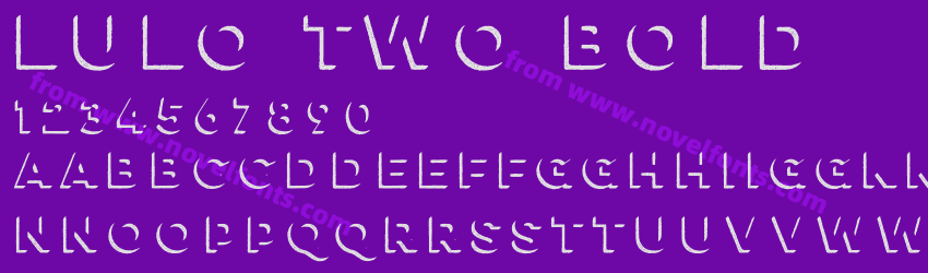 Lulo Two BoldPreview Lulo Two BoldPreview