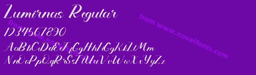 Lumirnas RegularPreview Lumirnas RegularPreview