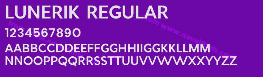 Lunerik RegularPreview Lunerik RegularPreview