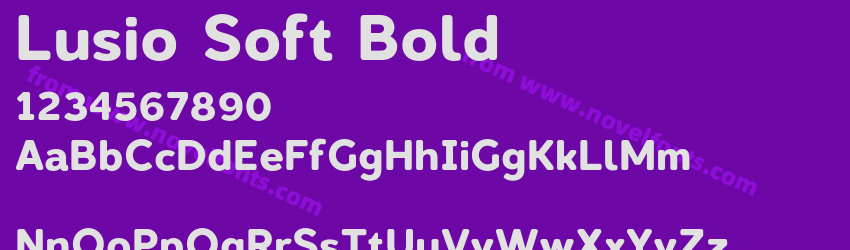 Lusio Soft BoldPreview Lusio Soft BoldPreview