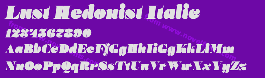 Lust Hedonist ItalicPreview Lust Hedonist ItalicPreview