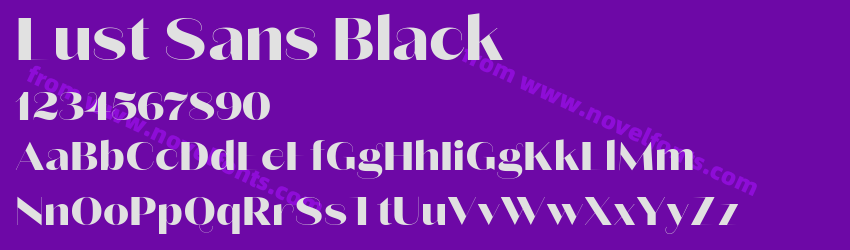 Lust Sans BlackPreview Lust Sans BlackPreview