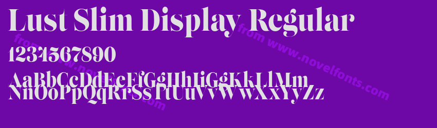Lust Slim Display RegularPreview Lust Slim Display RegularPreview