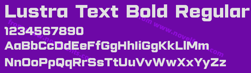 Lustra Text Bold RegularPreview Lustra Text Bold RegularPreview
