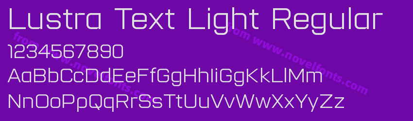 Lustra Text Light RegularPreview Lustra Text Light RegularPreview