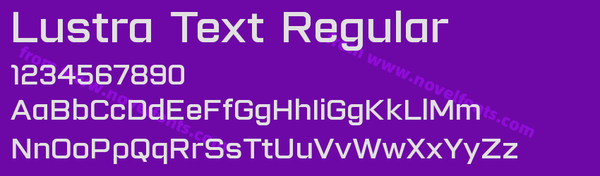 Lustra Text RegularPreview Lustra Text RegularPreview