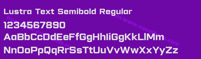 Lustra Text Semibold RegularPreview Lustra Text Semibold RegularPreview
